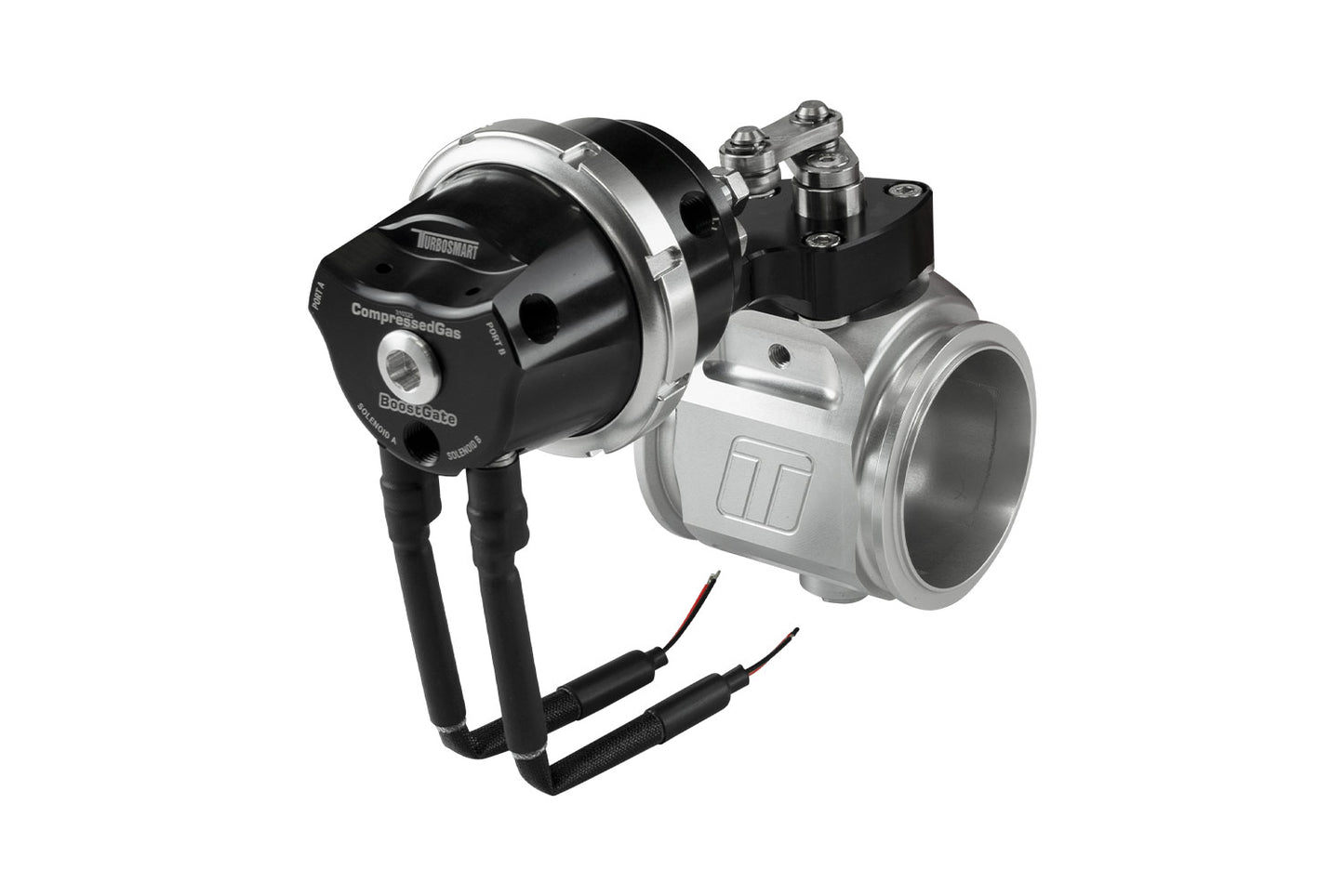 Turbosmart PBG50CG Boostgate Compressed Gas (Solenoid) 7PSI Black