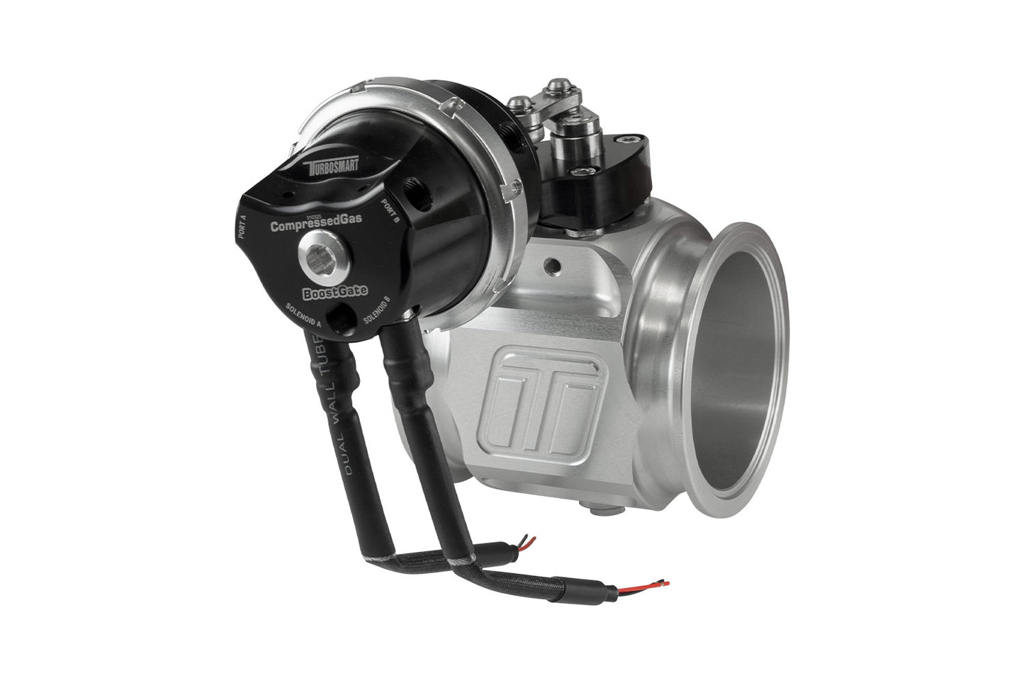 Turbosmart PBG76CG Boostgate Compress Gas (Solenoid) 7PSI Black