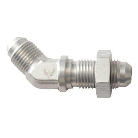 Phenix Industries 45° Bulkhead Flare Union -20