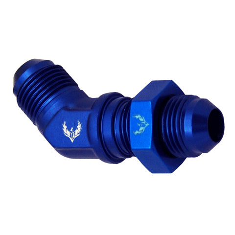 Phenix Industries 45° Bulkhead Flare Union -12