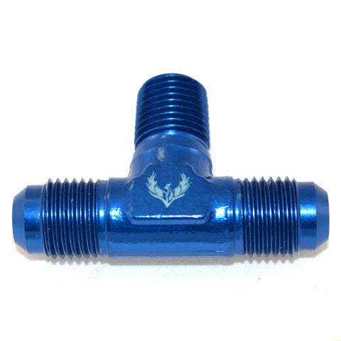Phenix Industries Flare to Pipe TEE on Branch  -20 | 1 NPT