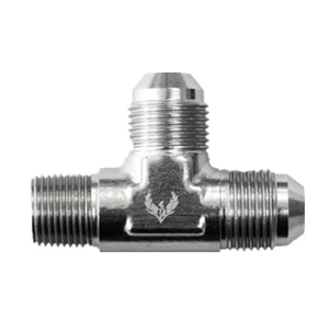 Phenix Industries Flare to Pipe TEE on Run  -20 | 1 NPT