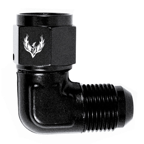 Phenix Industries Female to Male AN Swivel Forged Elbow -16 | 90°