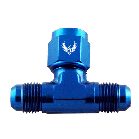 Phenix Industries AN Flare TEE to Female Swivel On Branch -08