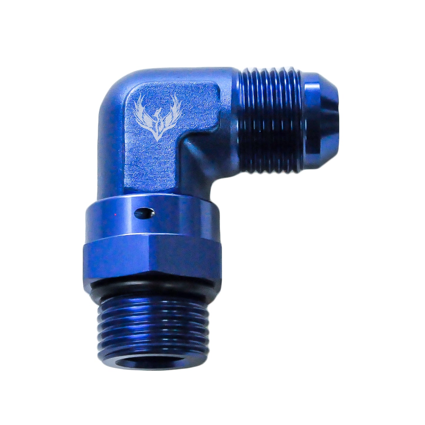Phenix Industries Swivel AN Male to Male ORB 90° | -12 ORB | -12 AN