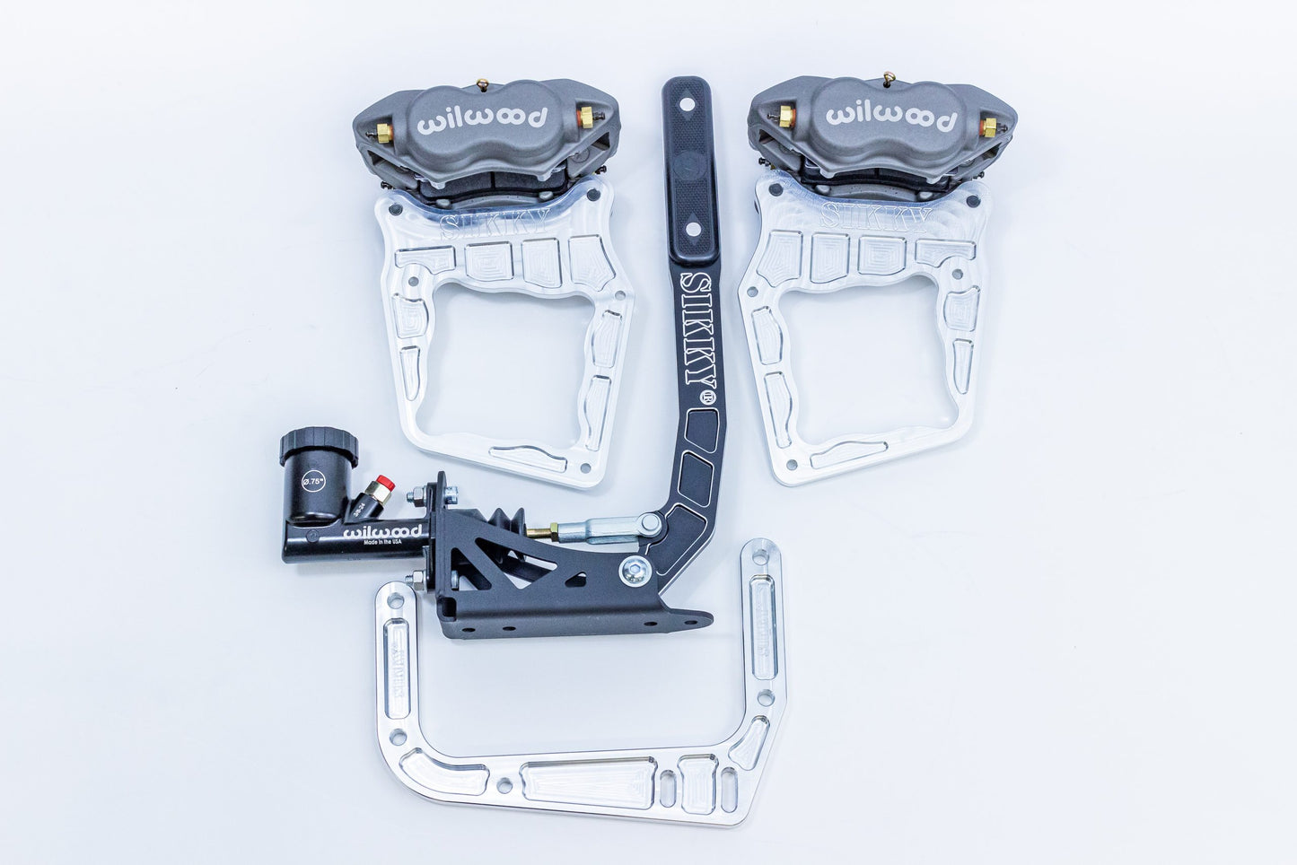 Sikky Dual Caliper Bracket kit for S550 Mustang GT