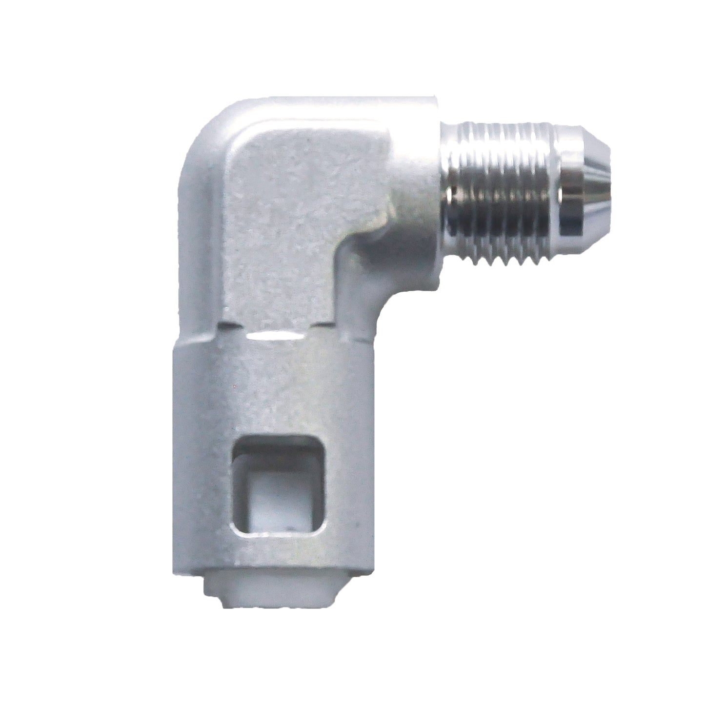 Phenix Industries Fuel Rail Fitting - Clip Type 90° -06 | 5/16