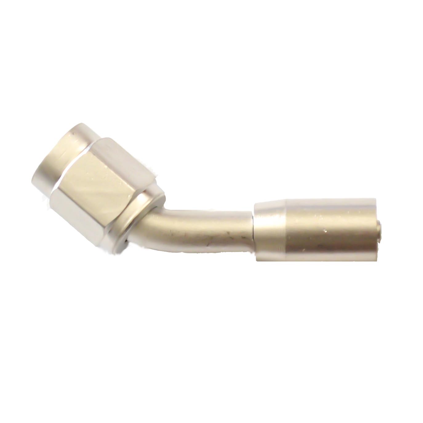 Phenix Industries Crimp PTFE Hose End 45° | -06