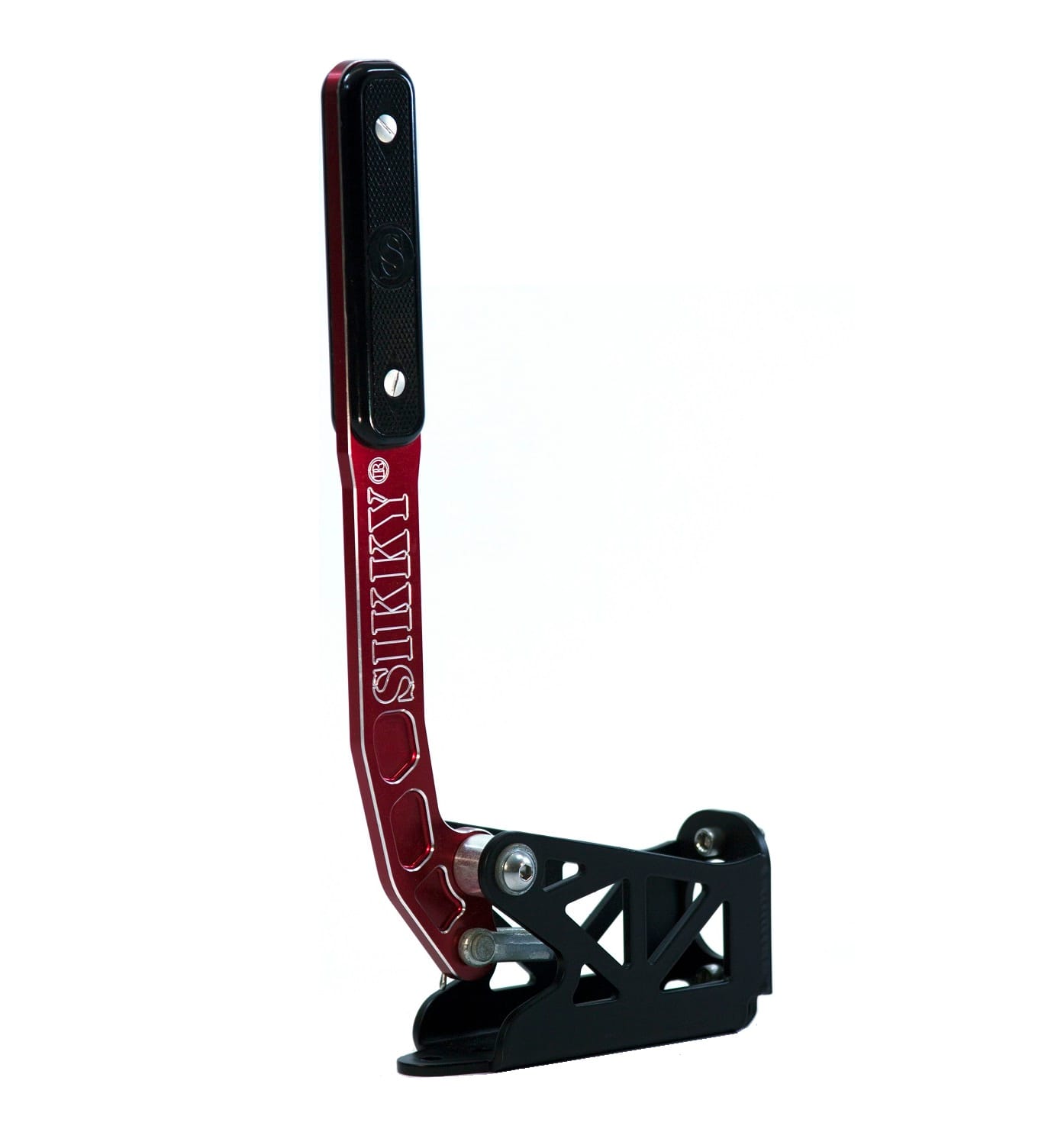 Sikky Reverse Mount Pull Back Style Hydraulic Handbrake - Red Handle