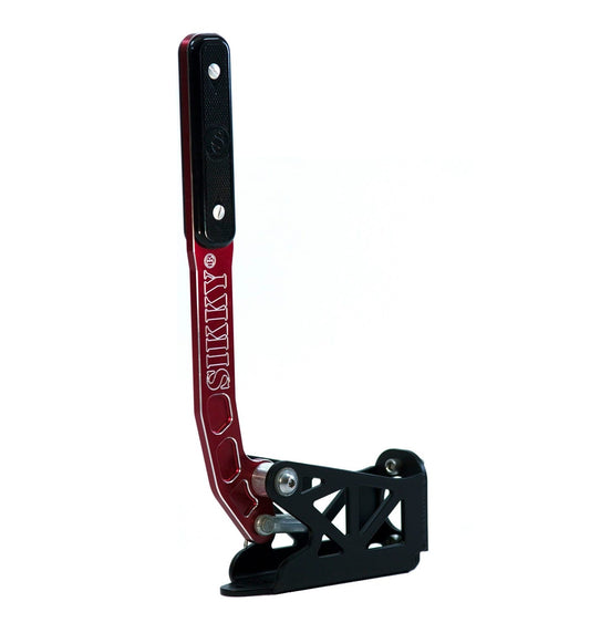Sikky Reverse Mount Pull Back Style Hydraulic Handbrake - Red Handle
