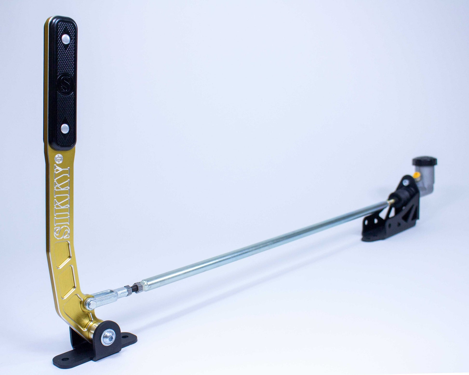 Sikky Pull-Back Style Hydraulic Handbrake - Gold Handle Relocation Rod