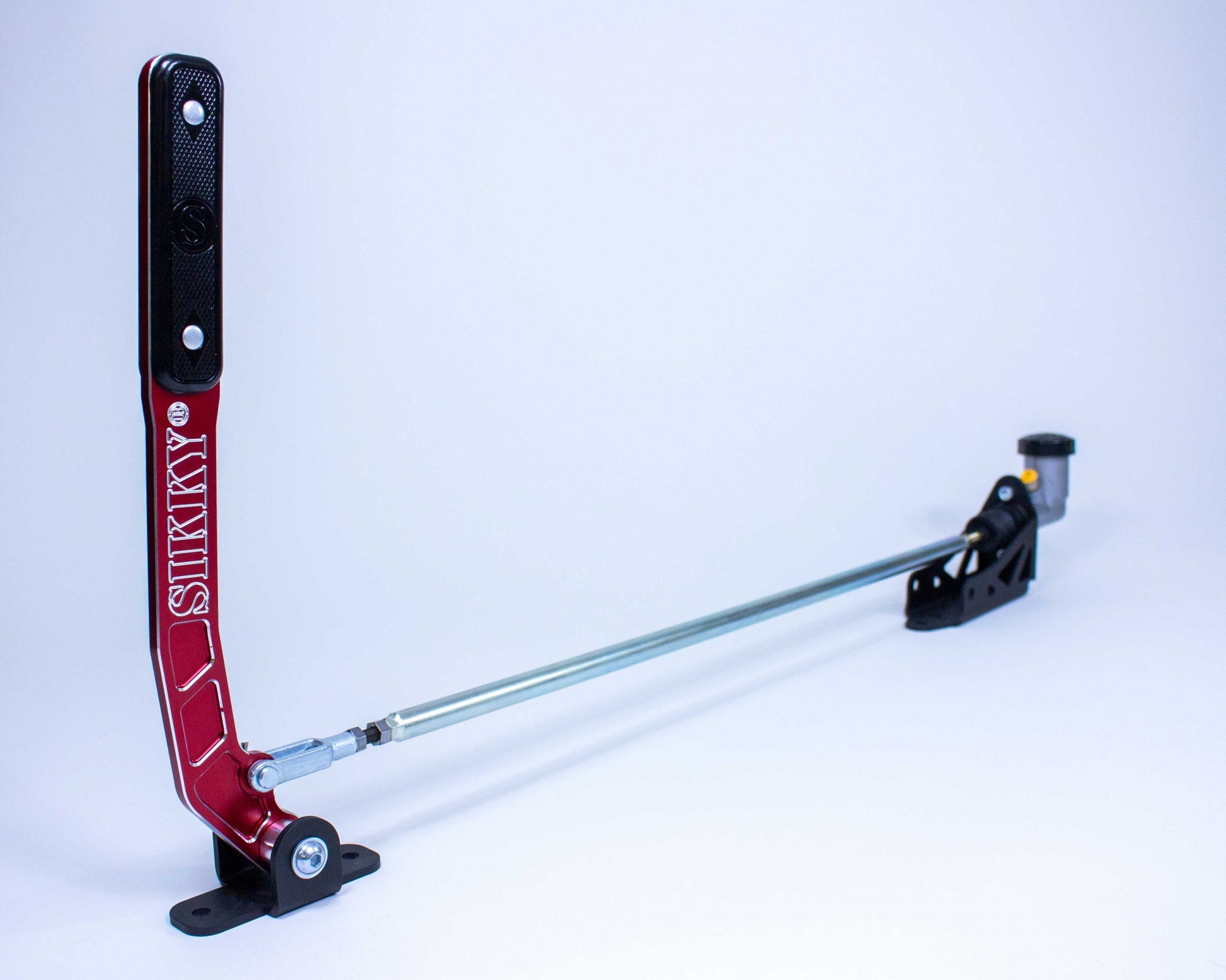 Sikky Pull-Back Style Hydraulic Handbrake - Red Handle Relocation Rod