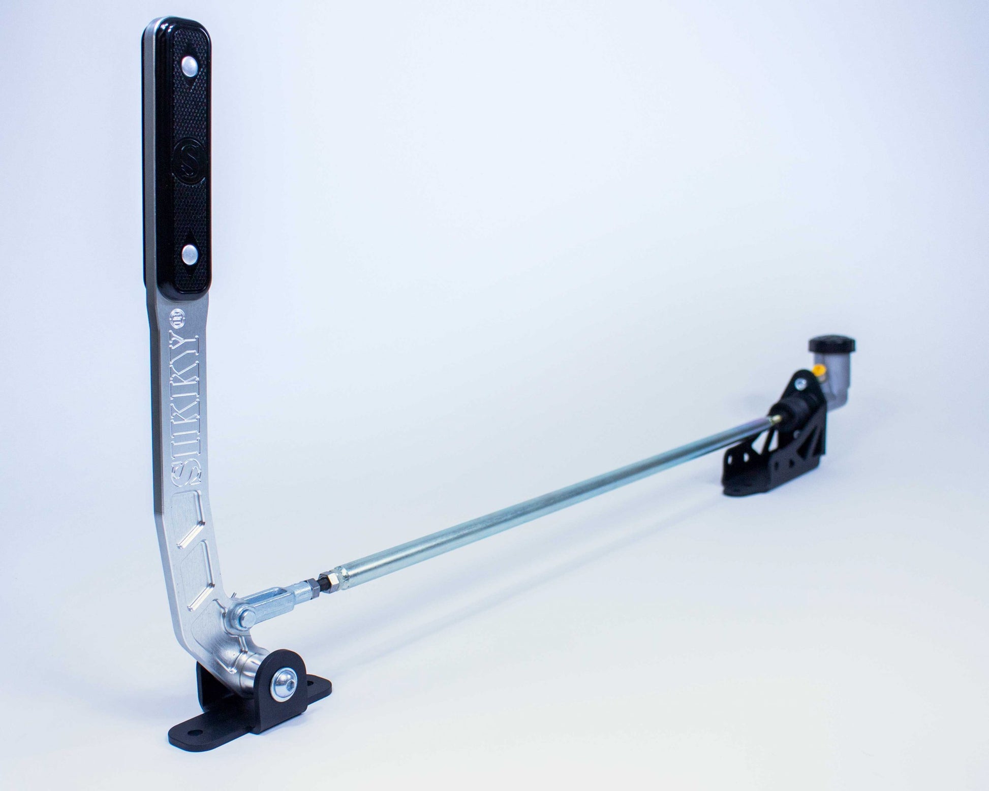 Sikky Pull-Back Style Hydraulic Handbrake - Silver Handle Relocation Rod