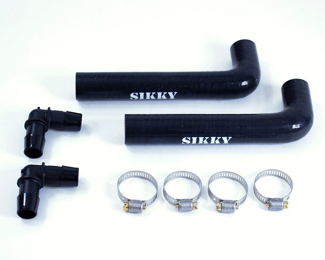 Sikky Heater Core Hose Kit tight 90 degree bends