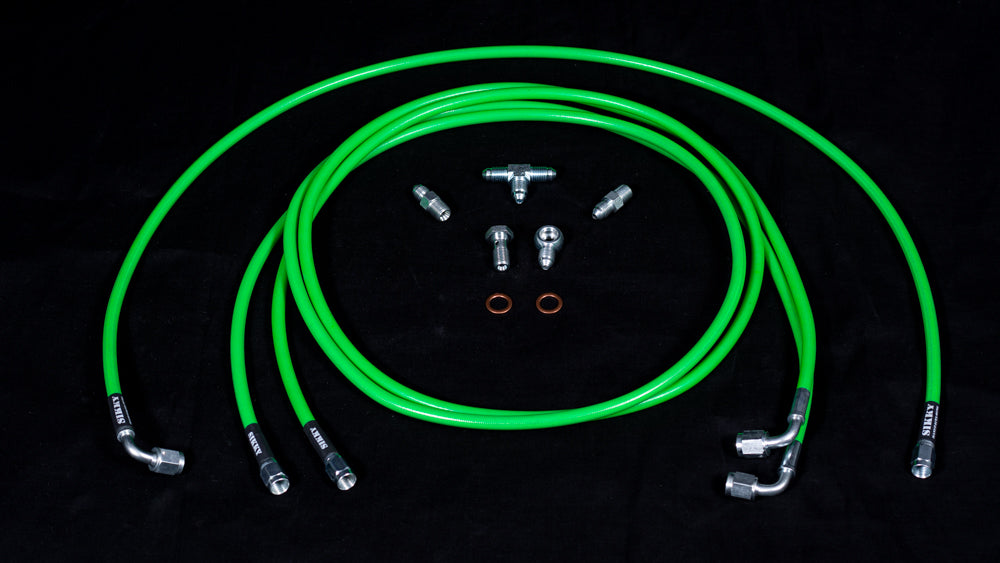 Sikky S550 Dual caliper line kit for standard Sikky Hydraulic hand brakes (for wilwood Brake Caliper Threads)