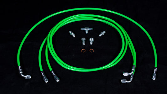 Sikky S550 Dual caliper line kit for standard Sikky Hydraulic hand brakes (for wilwood Brake Caliper Threads)