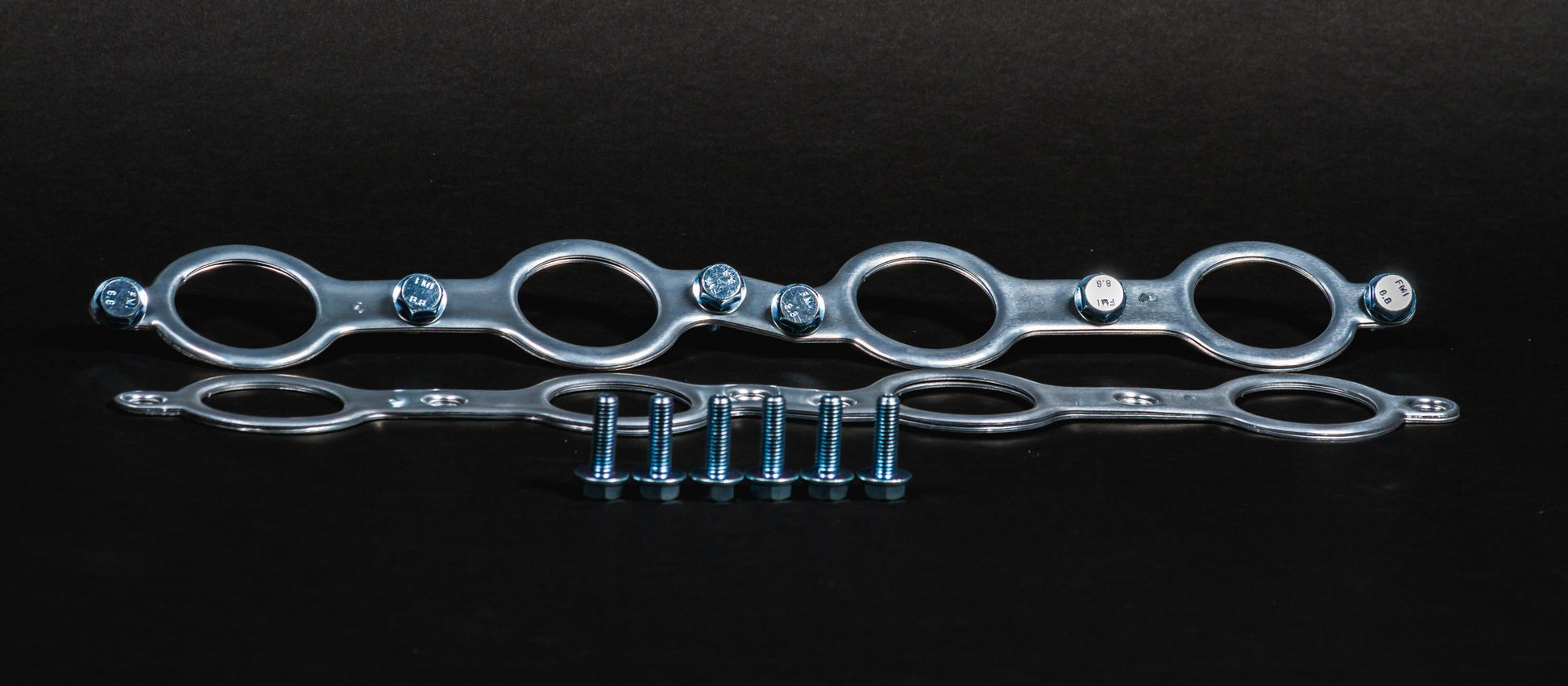 Sikky Sikky LS Header Flange Gasket Set Includes: 2 Multi Layer Gaskets and 12 Bolts