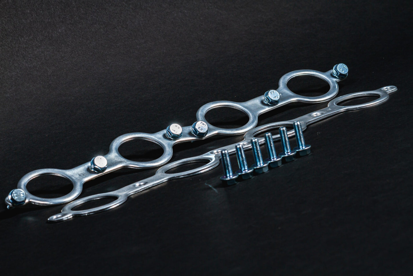 Sikky Sikky LS Header Flange Gasket Set Includes: 2 Multi Layer Gaskets and 12 Bolts