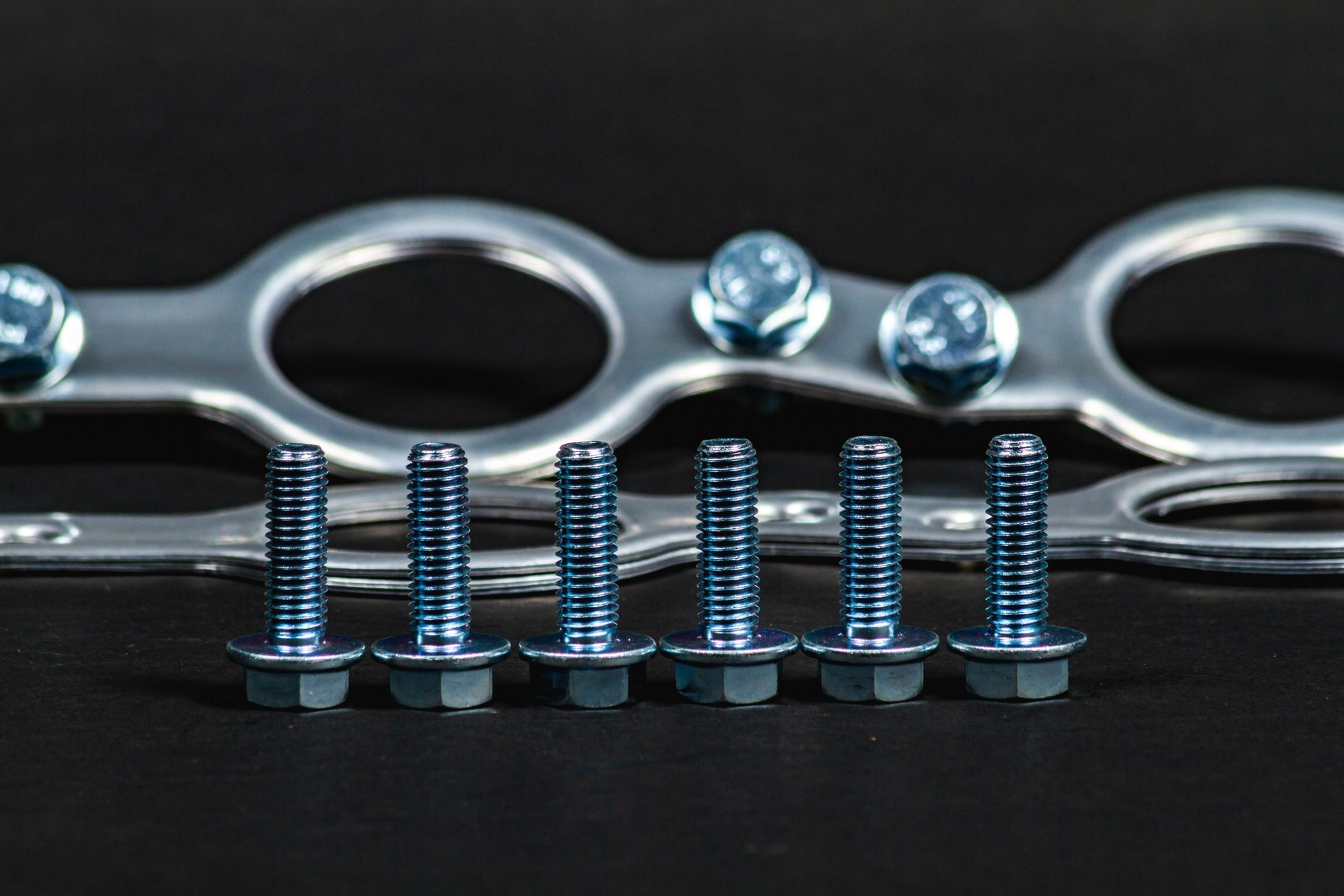 Sikky Sikky LS Header Flange Gasket Set Includes: 2 Multi Layer Gaskets and 12 Bolts