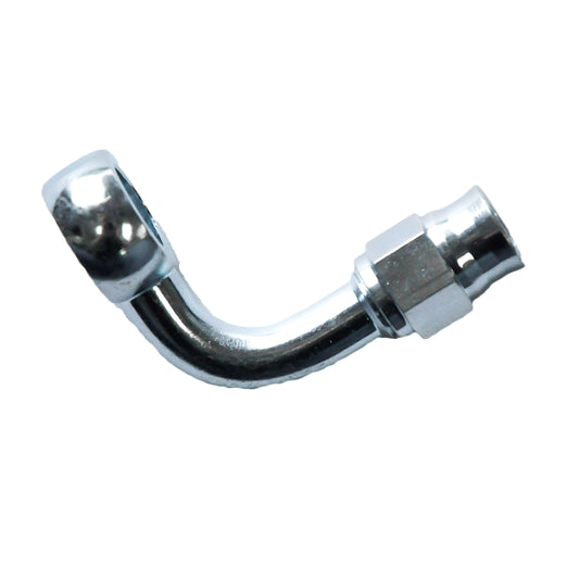 Phenix Industries Reusable Banjo Hose End -03 x 7/16 x 90° Stainless