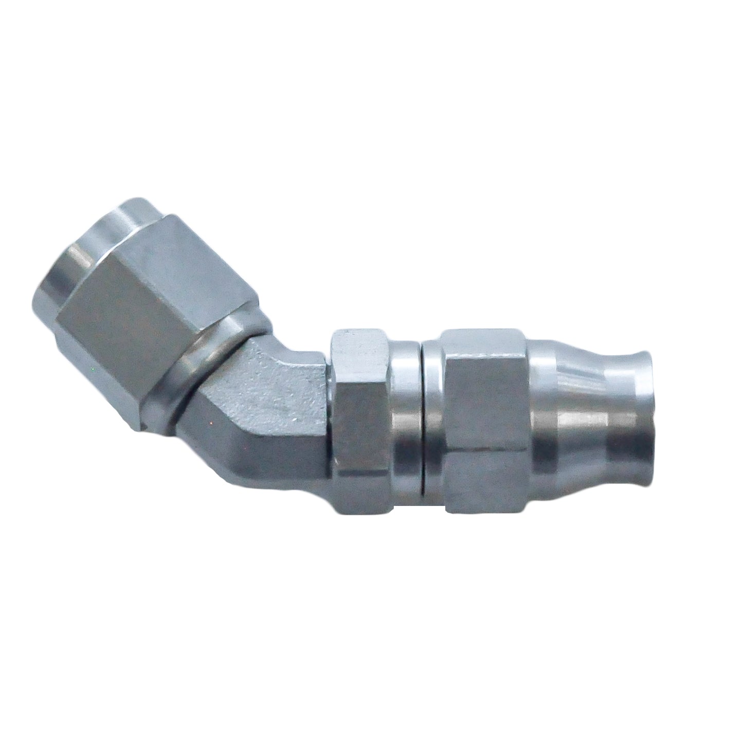Phenix Industries Reusable PTFE Hose End -04 x 45° Forged Stainless