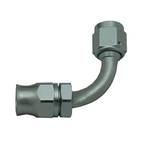 Phenix Industries Reusable PTFE Hose End -08 x 90° Steel