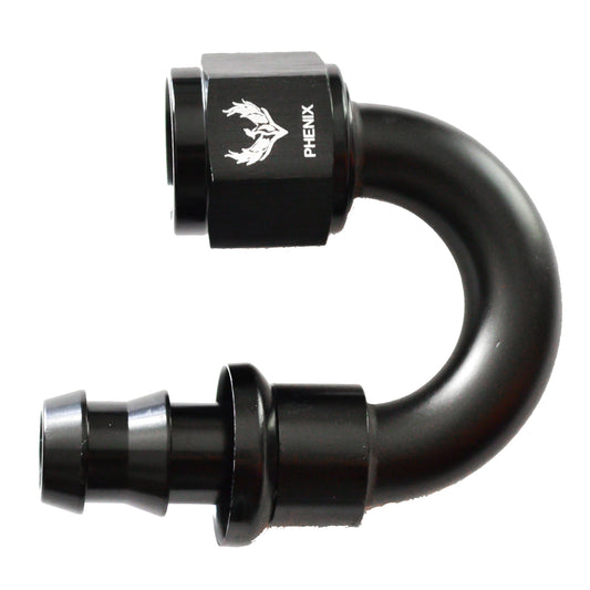 Phenix Industries Push-Lok Hose End -12 x 180°