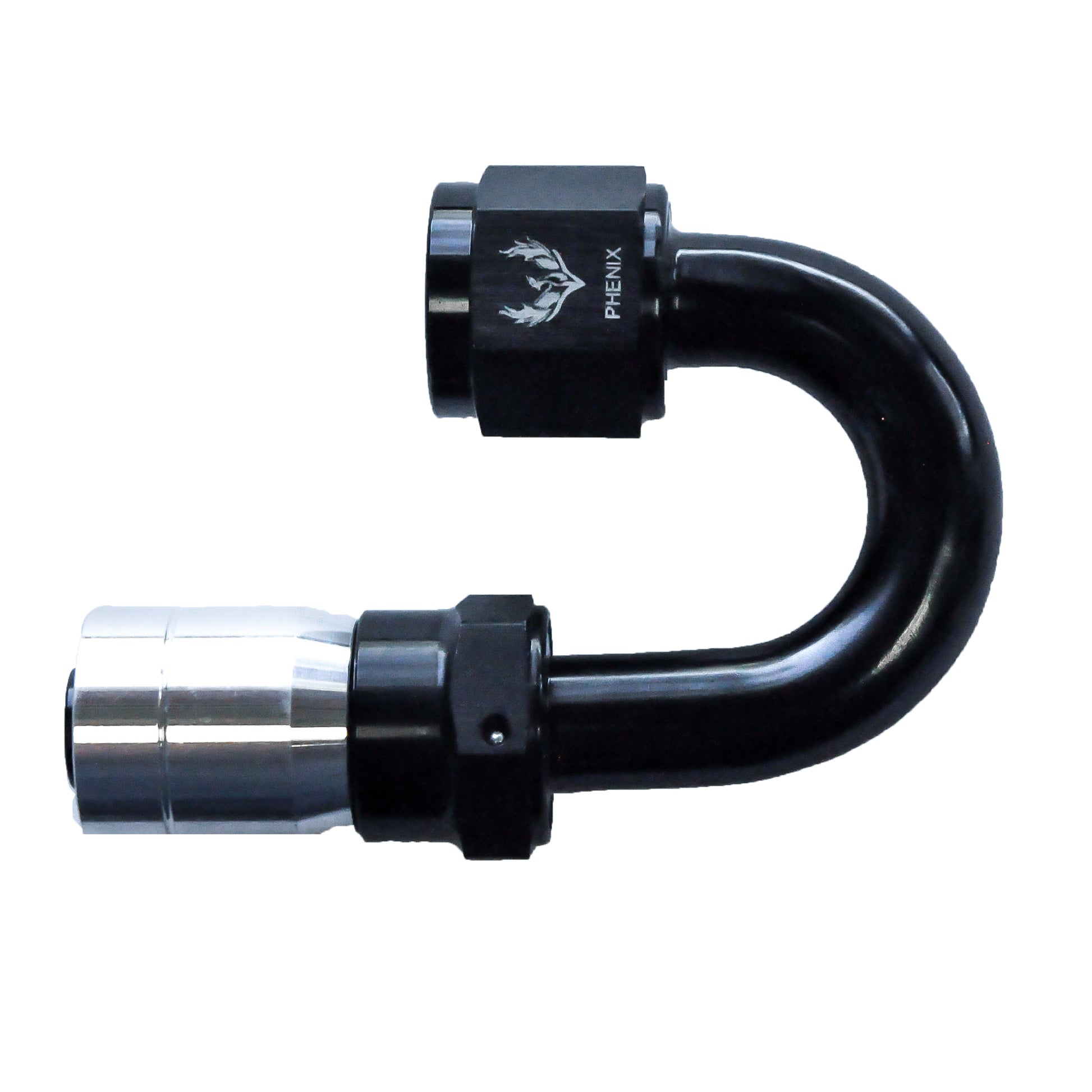 Phenix Industries Crimped Hose End -06 x 180°