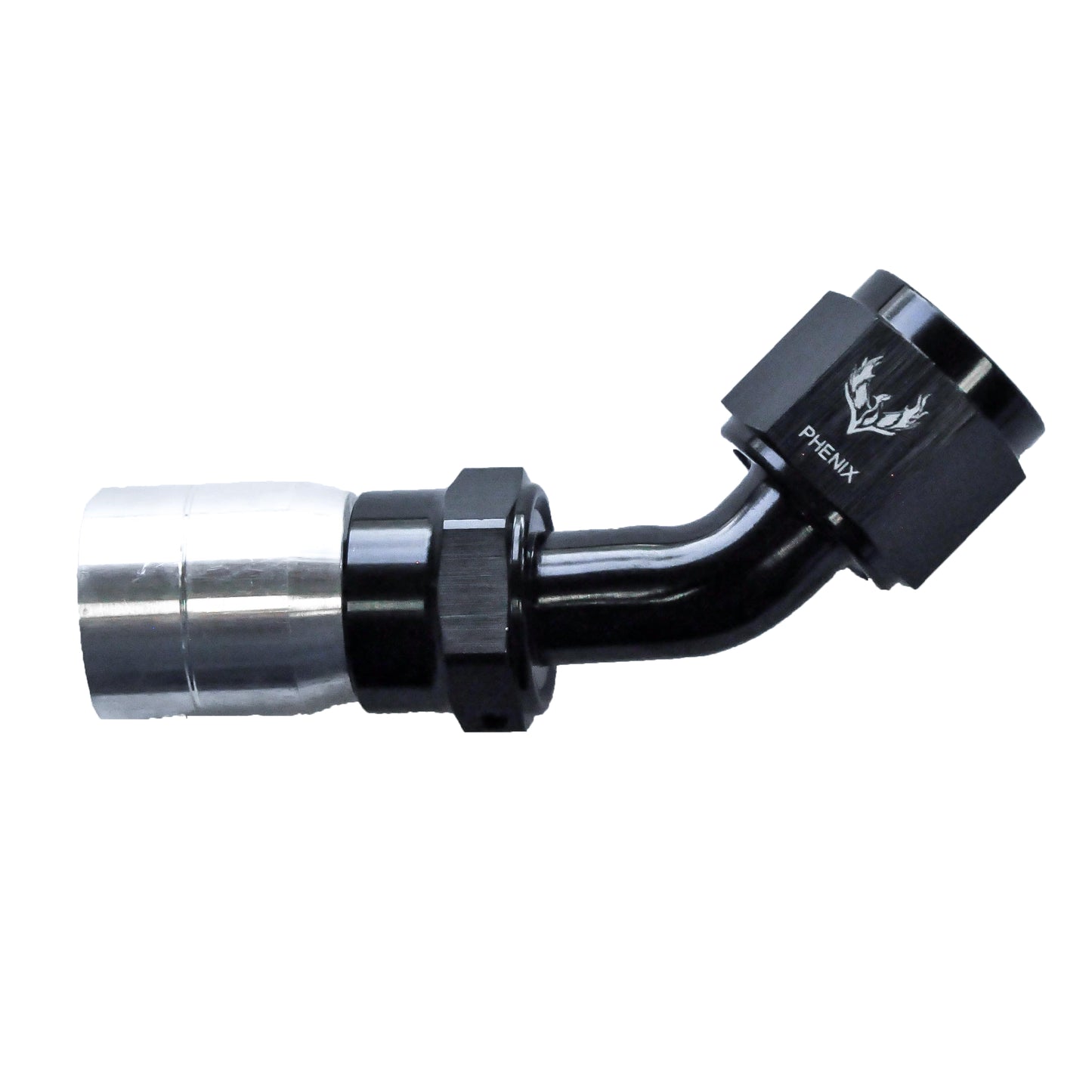 Phenix Industries Crimped Hose End -10 x 45°