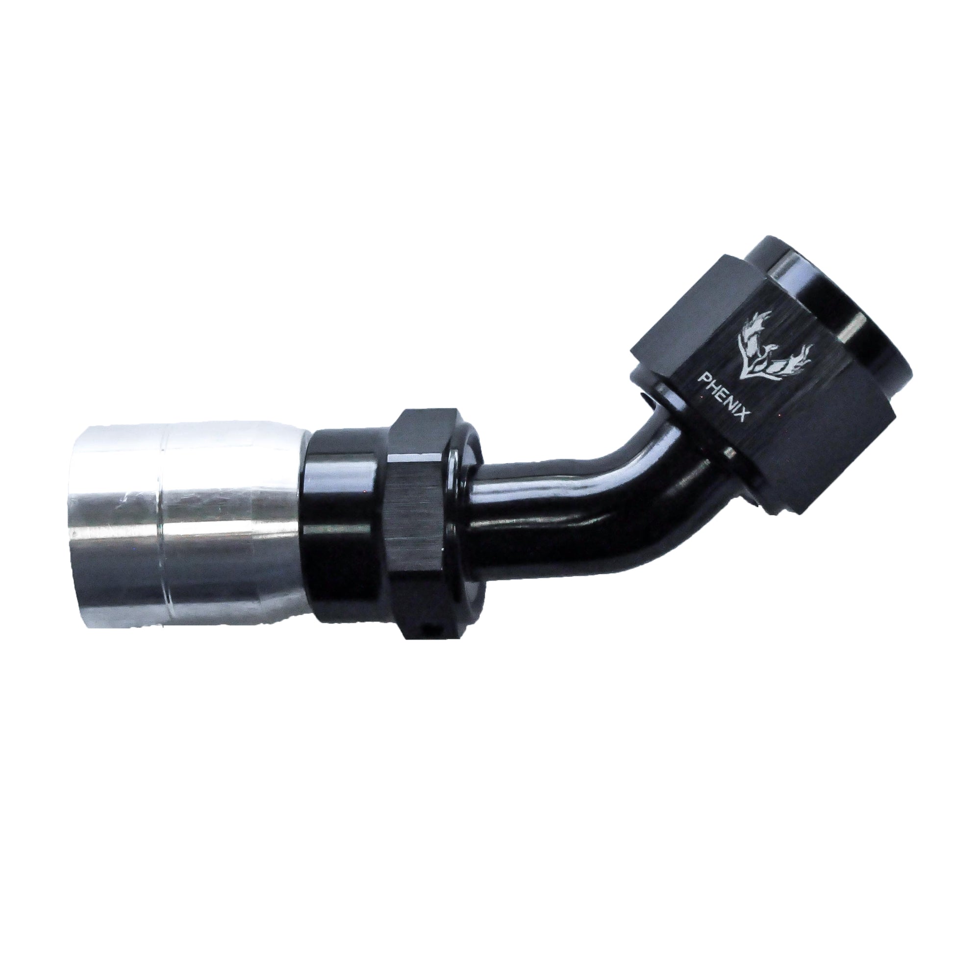 Phenix Industries Crimped Hose End -08 x 45°
