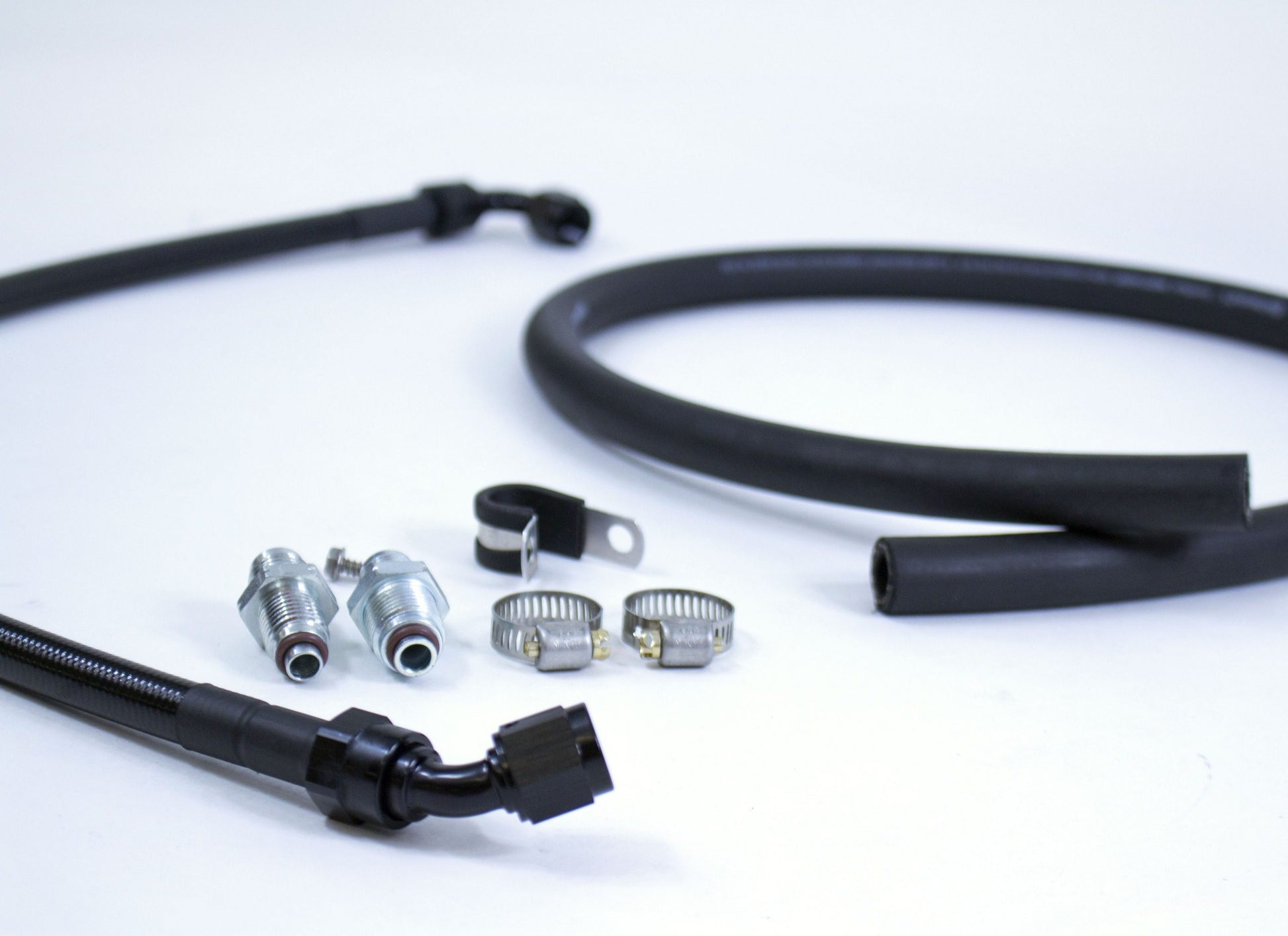 Sikky Nissan 240sx S13 S14 LHD LS Swap Power Steering Line Kit for LS3(Bottom Port) style power steering pump