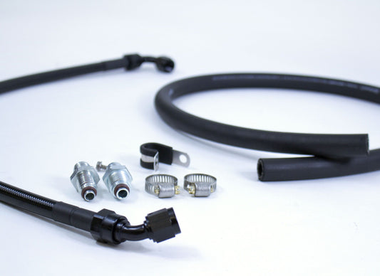 Sikky Nissan 240sx S13 S14 LHD LS Swap Power Steering Line Kit for LS3(Bottom Port) style power steering pump