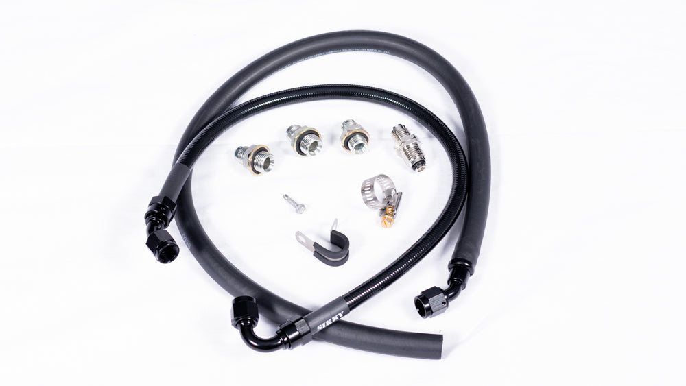 Sikky BMW E30 LHD LS Swap Power Steering Line Kit  - LS1/2 Only