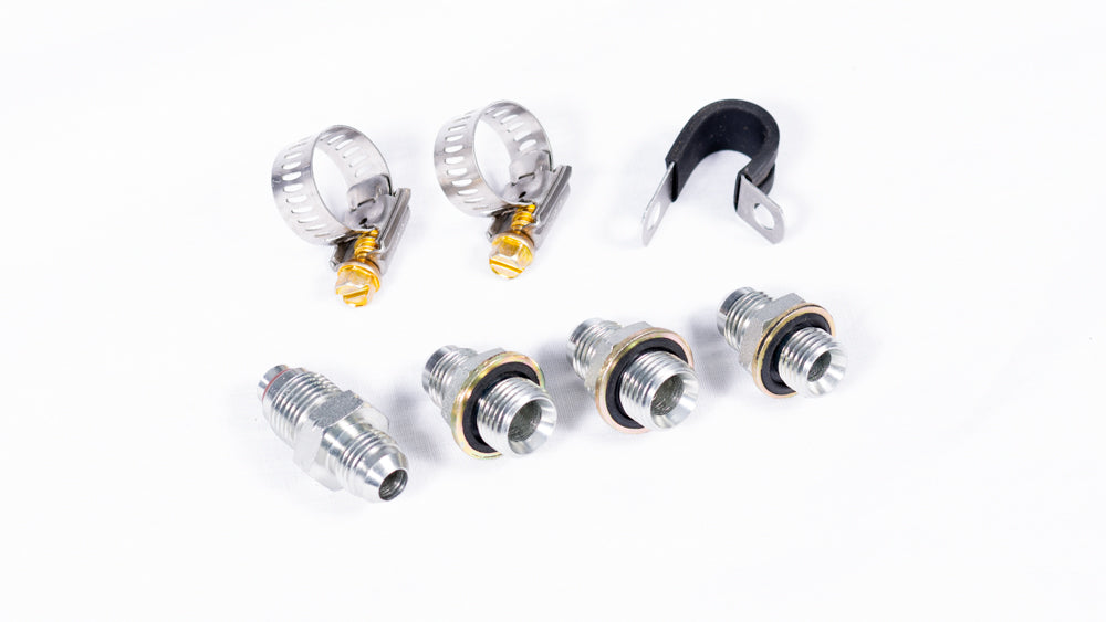 Sikky E30 / E36 High Pressure Power Steering Line for LS3 / bottom port PS pumps - LS3 Pump Only