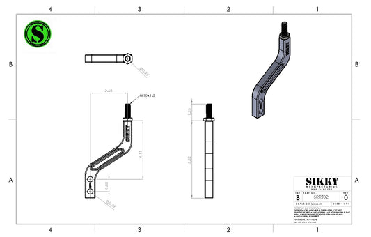 Sikky Kinked Upper Shifter Rod