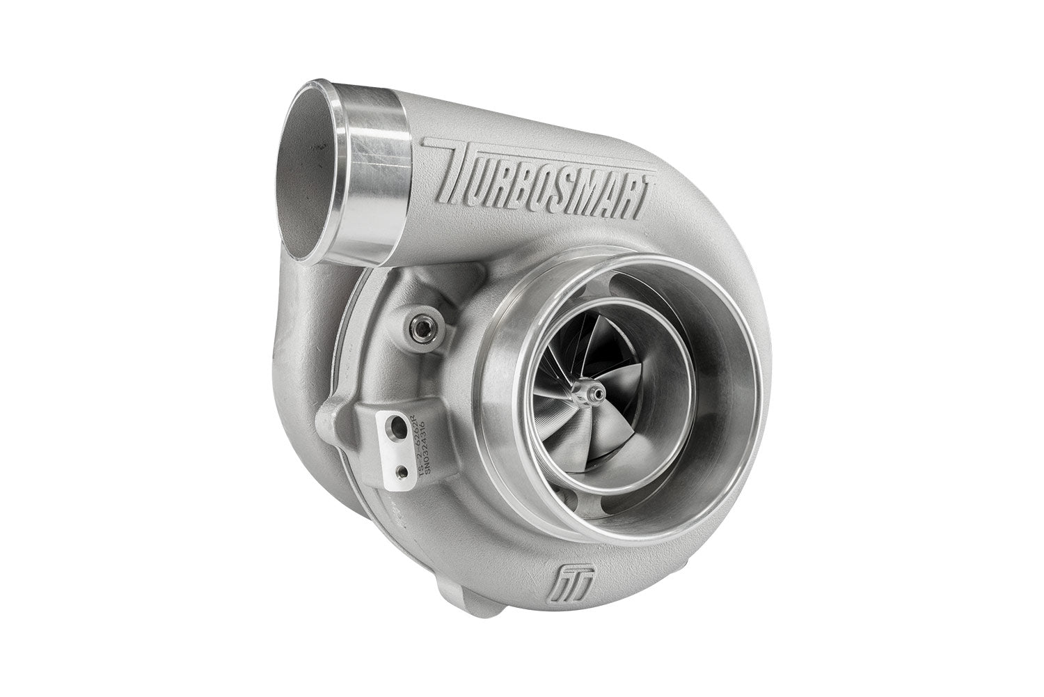 Turbosmart TS-2 Turbocharger (Water Cooled) 6262 V-Band Reverse Rotation 0.82AR Externally Wastegated