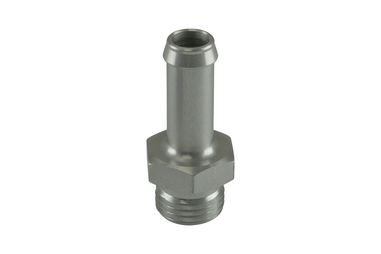 Turbosmart Fitting 10mm / 3/8" Hose End to -6 AN ORB Male Straight - Silver