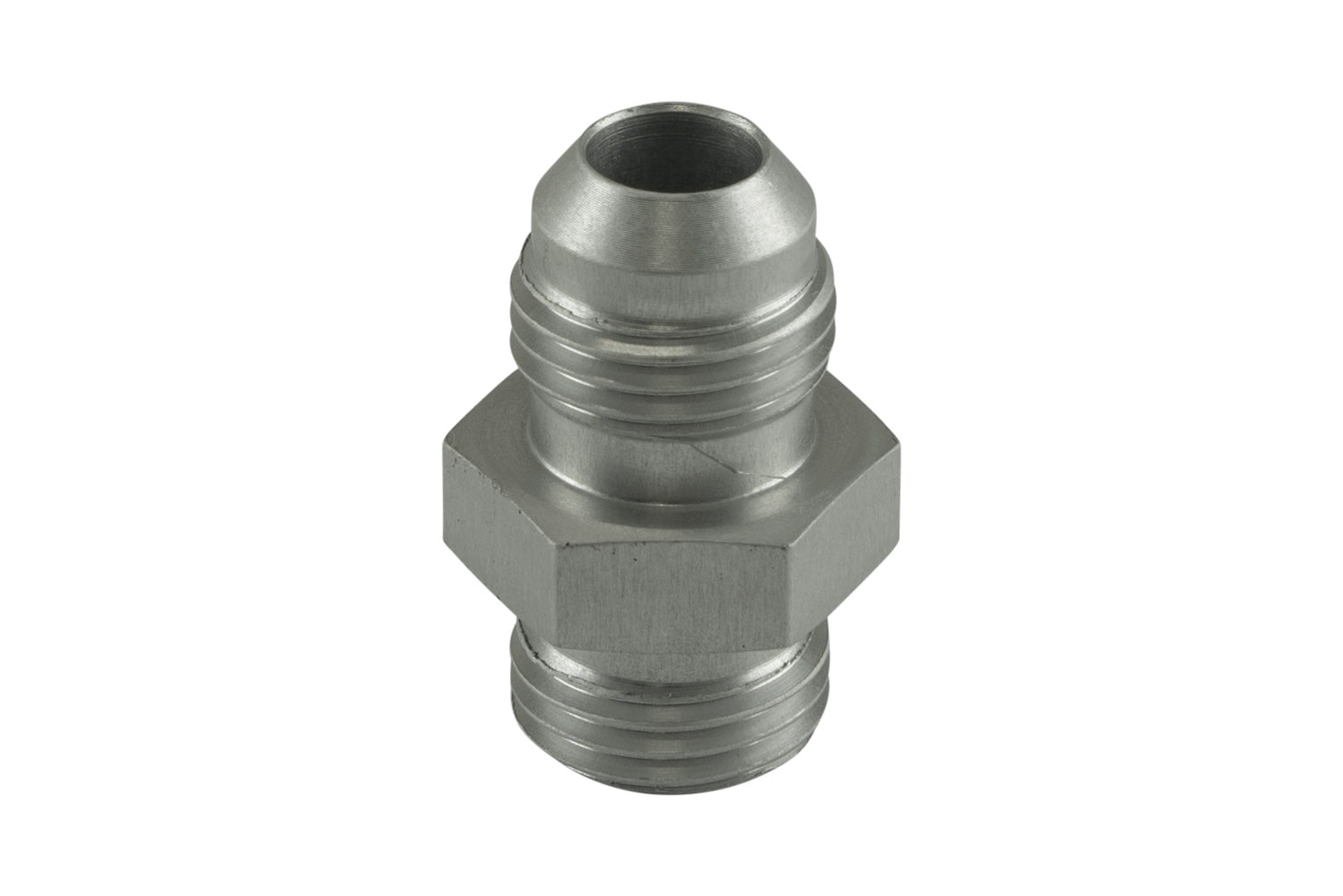 Turbosmart Fitting -6 AN Flare to -6 AN ORB Male Straight - Silver