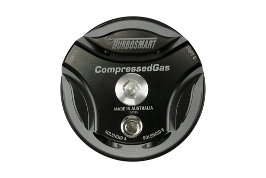 Turbosmart GenV WG45/50 Compress Gas (Solenoid) Cap Black
