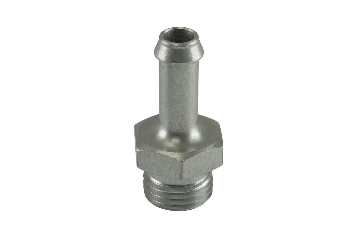 Turbosmart Fitting 8mm / 5/16" Hose End to -6 AN ORB Male Straight - Silver