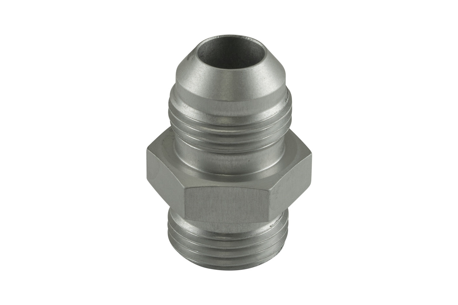 Turbosmart Fitting -8 AN Flare to -8 AN ORB Male Straight - Silver