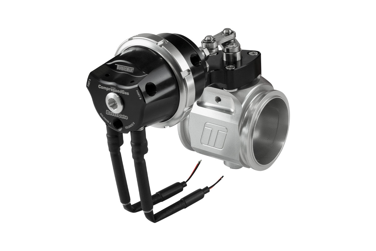 Turbosmart PBG50CG Boostgate Compressed Gas (Solenoid) 7PSI Black